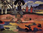 Paul Gauguin Day of worship France oil painting artist